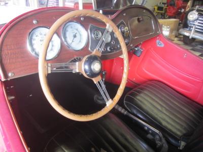 1953 MG TD rood no. 26672