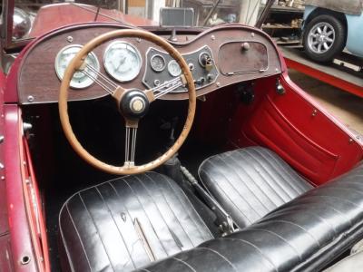 1953 MG TD rood no. 26672