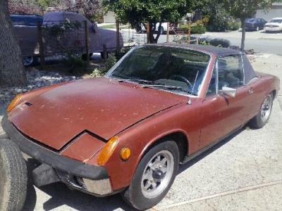 1972 Porsche 914 brown