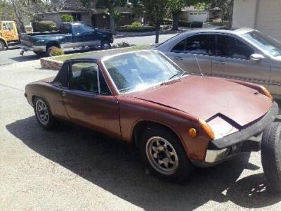 1972 Porsche 914 brown