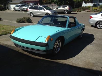 1972 Porsche 914 blue