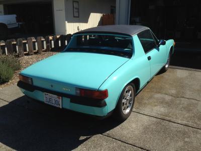 1972 Porsche 914 blue