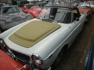 1960 Fiat 1500S spider wit 2429