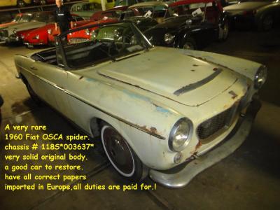 1960 Fiat 1500S Spider 3637