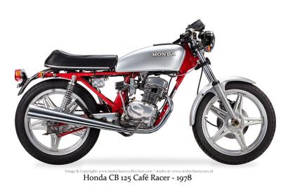 1978 Honda 125 caf� racer