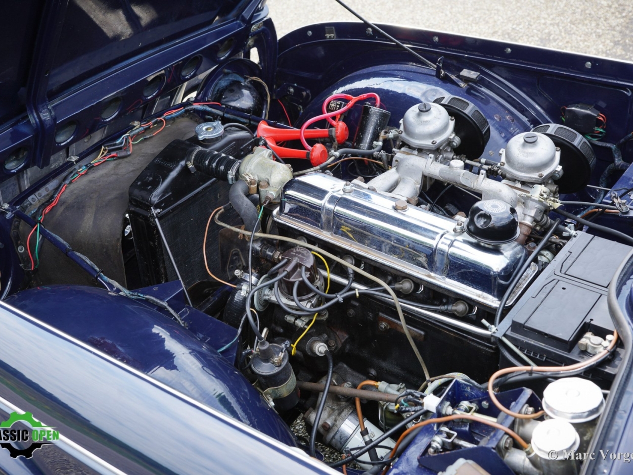 Triumph TR4 blue 1963