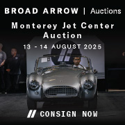 Broad Arrow Auctions | Monterey Jet Center 2025 180 x 180  (Live Client)