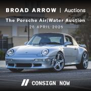 Broad Arrow Auctions - The Porsche Air | Water 180 x 180 (Live Client)