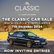 CCA | The Classic Car Sale | 7th Dec 2024 SQ