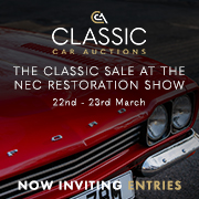 CCA | Classic Sale At The NEC Restoration Show | 22-23 March 2025