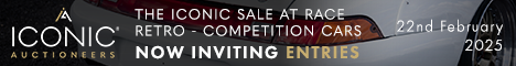 Iconic Auctioneers | Iconic Sale At Race Retro - Competition Cars | 22nd February 2025 468 (Live Client)