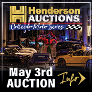 Henderson Auctions | Collector Motor Series | 3rd May 2025 SQ (Live Client)