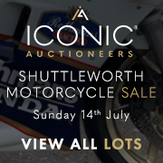 Iconic Auctioneers | Shuttleworth Motorcycle Sale | 14th July 2024 SQ