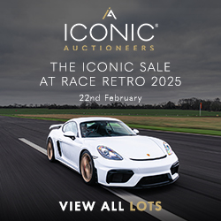 Iconic Auctioneers | Iconic Sale At Race Retro - Collector Cars | 22nd February 2025 SQ (Live Client)